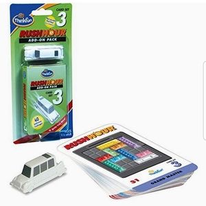 RUSH HOUR CARD SET 3 SEALED Limo Add-On For The Original Traffic Jam Puzzle Game